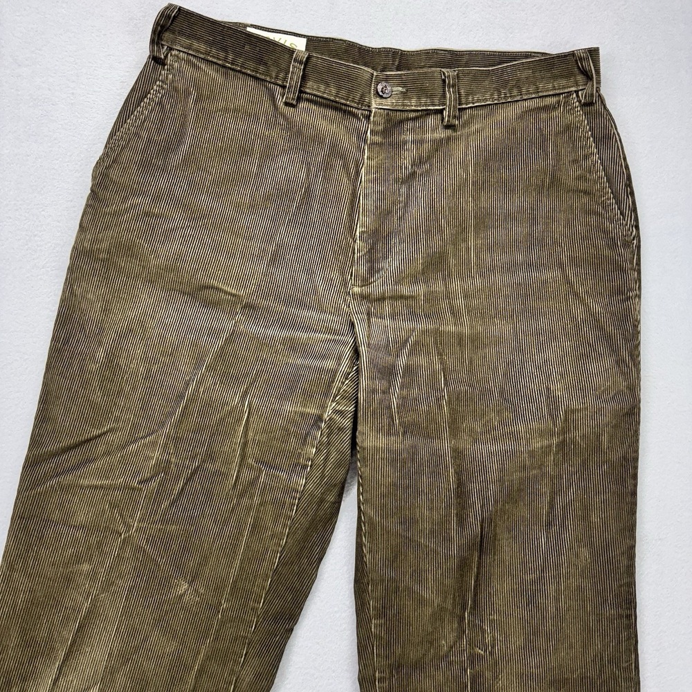 Vintage Orvis Corduroy Pants Mens  36x33 Brown Straight Leg Workwear Cotton